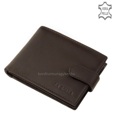 La Scala men's wallet dark brown DK07