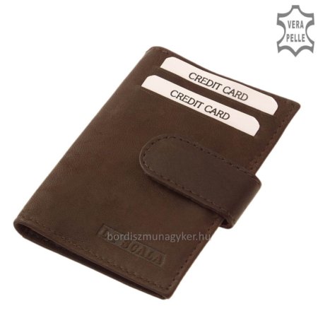 La Scala card holder dark brown DK95