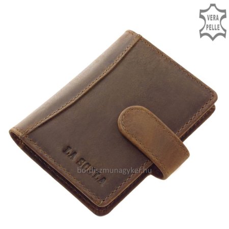 La Scala kortholder lavet af ægte læder H30808 / T brun