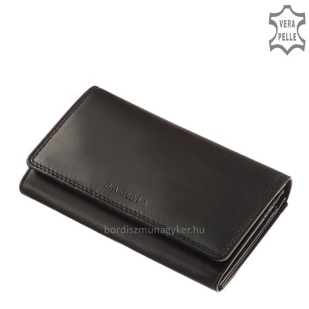 Dámska peňaženka s rámom La Scala DN60001 čierna