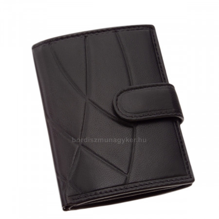 La Scala small men's leather wallet black VNE-2/T