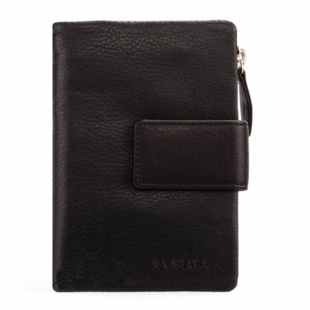 La Scala women's leather wallet black 3401