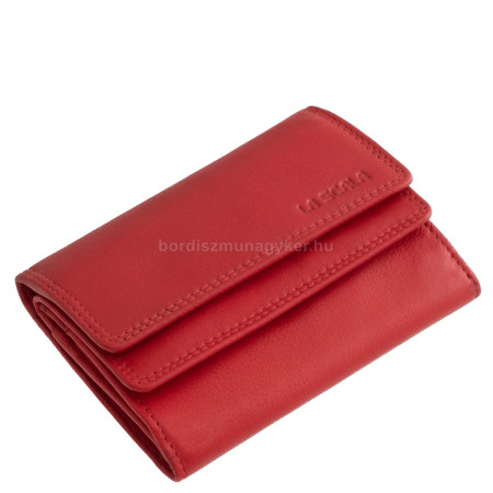 Dámská kožená peněženka La Scala červená DG99691