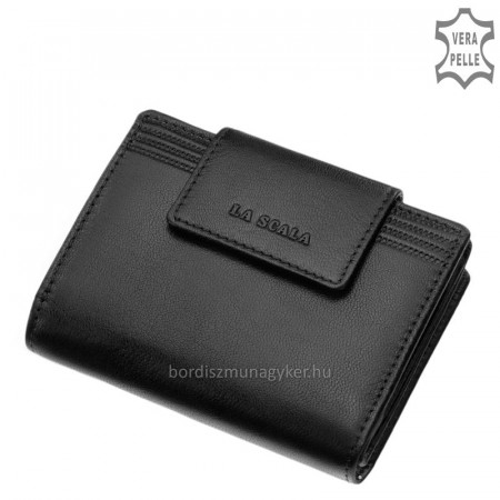 Portafoglio donna La Scala in pelle TGN11259 nero