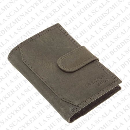 La Scala hunting leather card holder XD2038-G.GREY