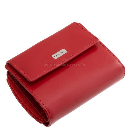 Dámská peněženka z pravé kůže La Scala červená MVEG1509