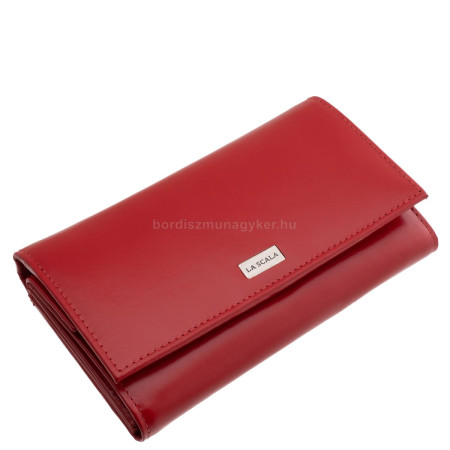 Dámská peněženka z pravé kůže La Scala červená MVEG438