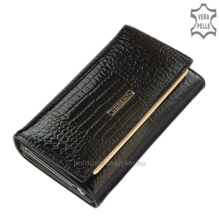 Lorenti croco patterned women's wallet black 60001RS