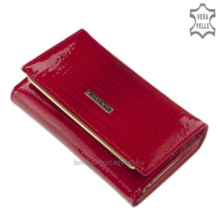Lorenti croco patterned women's wallet red 60001RS