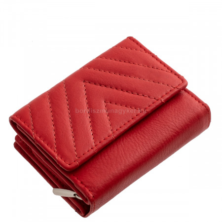 Leren damesportemonnee LA SCALA Luxe echt leer ANV208 rood