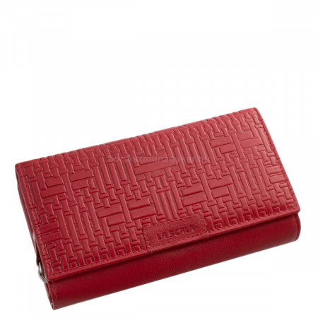 Dámská peněženka v dárkové krabičce červená La Scala LDN35
