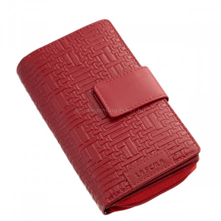 Dámska peňaženka v darčekovej krabičke červená La Scala LDN443