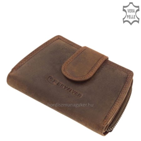 Women's wallet in a gift box SKYFLYER DW04-BROWN