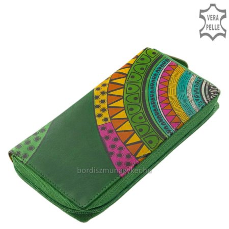Dámska peňaženka s módnym vzorom GIULTIERI zelená SZI4373