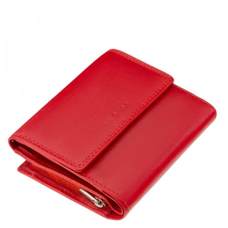 Women's wallet LA SCALA quality leather DCO10090 red