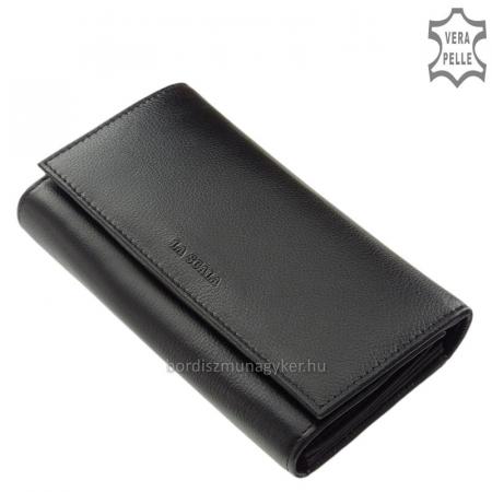 Dámská peněženka LA SCALA z pravé kůže DCO064 černá