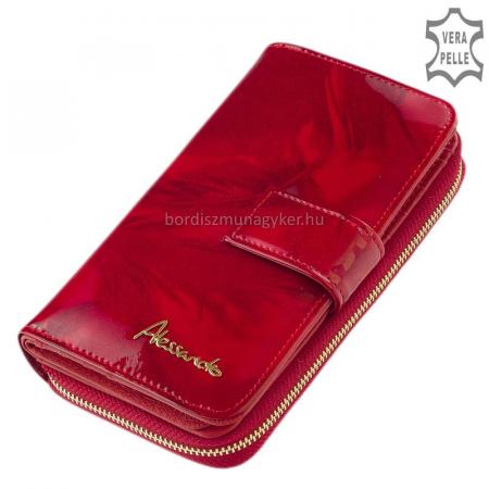 Women's patent leather purse Alessandro Paoli red 52-17