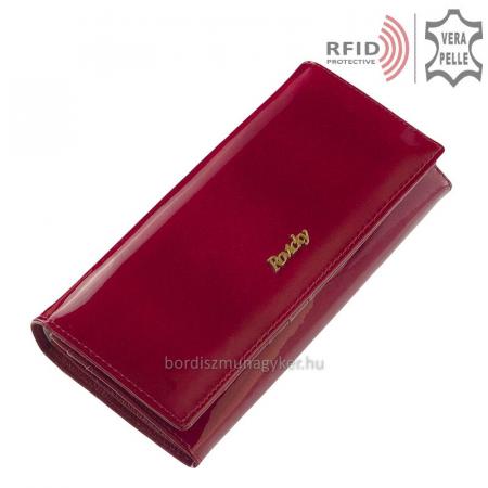 Dámská peněženka z lakované kůže s RFID ochranou Rovicky červená 8801-MIR