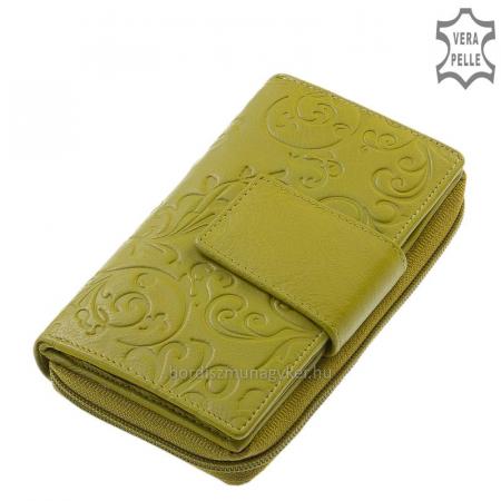 Portafoglio donna con motivo stampato NY-14 verde