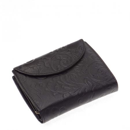 Dámska peňaženka s tlačeným vzorom NY-2 čierna