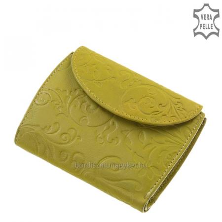 Women's wallet with printed pattern NY-2 green