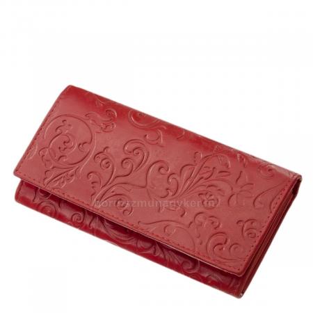 Damenbrieftasche mit bedrucktem Muster NYU-5 rot