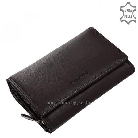 Women's wallet in soft leather LA SCALA black ADN57006