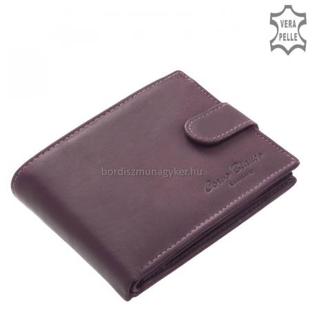 Ženski novčanik od prave kože Corvo Bianco MCB1027 / T ljubičaste boje