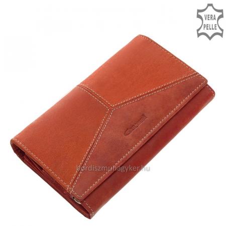 Kvindernes tegnebog lavet af ægte læder Giultieri TRI02 rød