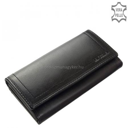 Dámska peňaženka z pravej kože La Scala ABA05 čierna