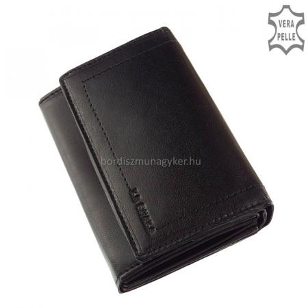 Dámska peňaženka z pravej kože La Scala ABA06 čierna
