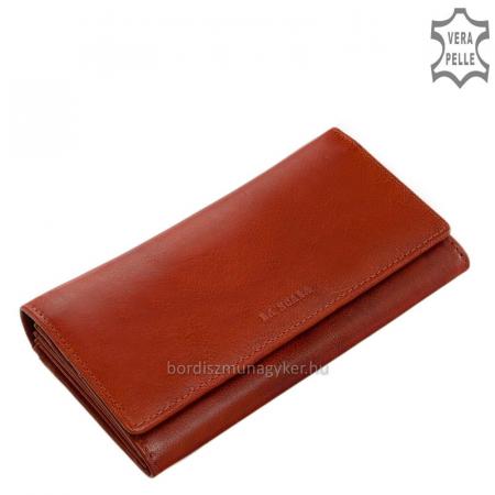 Dámska peňaženka z pravej kože La Scala POP72037 červená