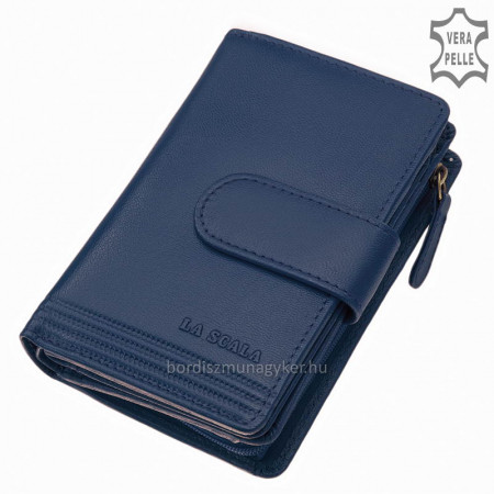 Ženski novčanik od prave kože La Scala TGN192 plavi