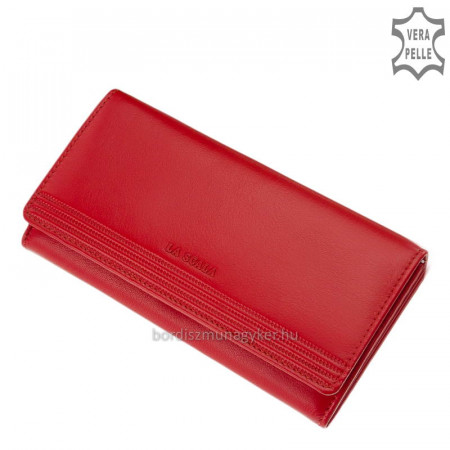 Dámská peněženka z pravé kůže La Scala TGN72037 červená