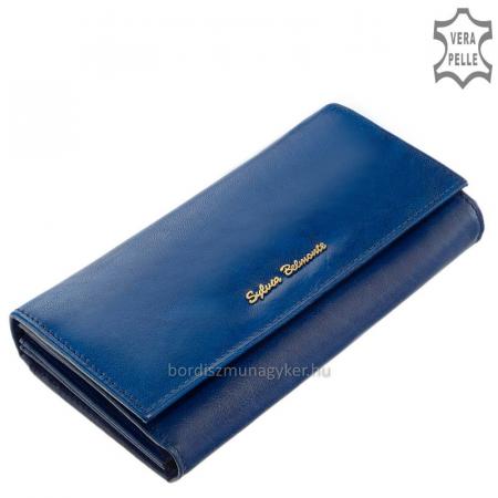 Dámská peněženka z pravé kůže Sylvia Belmonte ZEN31 tmavě modrá