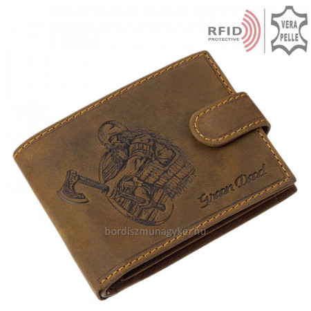 Wallet with Viking warrior pattern GreenDeed VIK1021/T