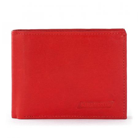 S. Belmonte heren portemonnee rood MS506