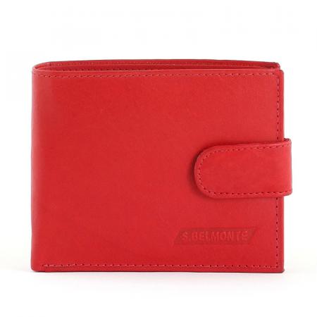 S. Belmonte Men's Wallet Red MS507 / T