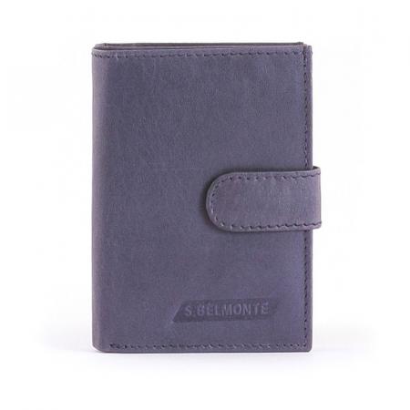 S. Belmonte card holder dark blue MS2038