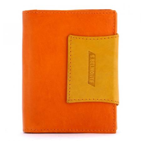S. Belmonte női pénztarca CC11259 narancs-citrom