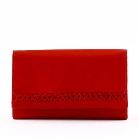 S. Belmonte Portafoglio donna rosso MFS100