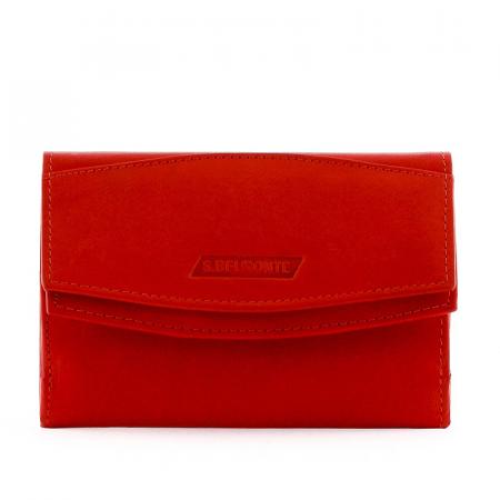 Portefeuille femme S. Belmonte rouge MS29