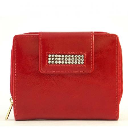 Kamenná dámska peňaženka Sylvia Belmonte Swarovski SSB03 červená