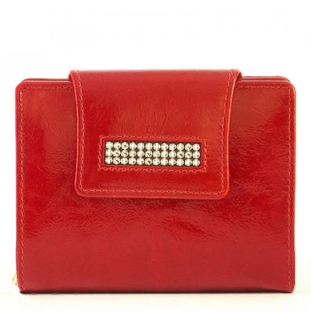 Sylvia Belmonte Swarovski stone women's wallet SSB11259 red