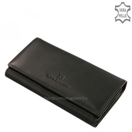 SB Sylvia Belmonte Women's Leather Wallet TG30-BLACK