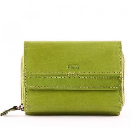 Ženska denarnica SLM svetlo zelena MPRI36