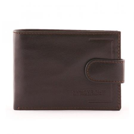 Synchrony men's wallet in a gift box dark brown SN102 / T