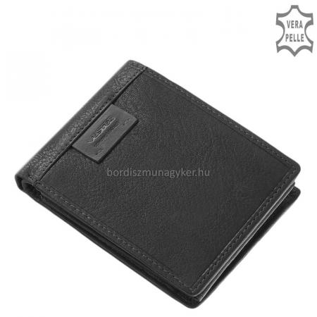 Genuine leather men's wallet black Vester SVT1021