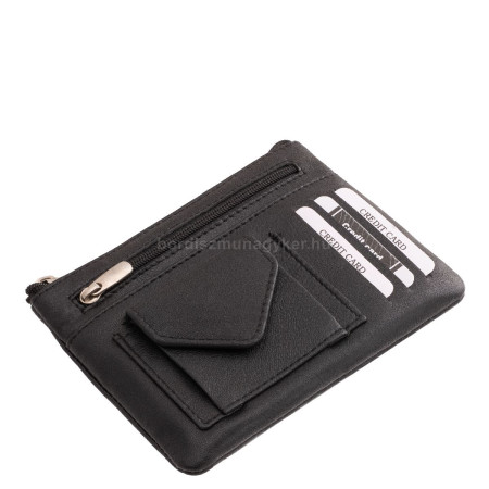 Valódi bőr kártyatartó La Scala 3178 fekete