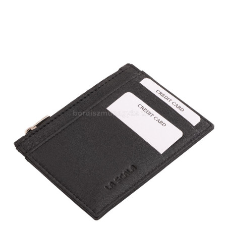 Valódi bőr kártyatartó La Scala 3180 fekete
